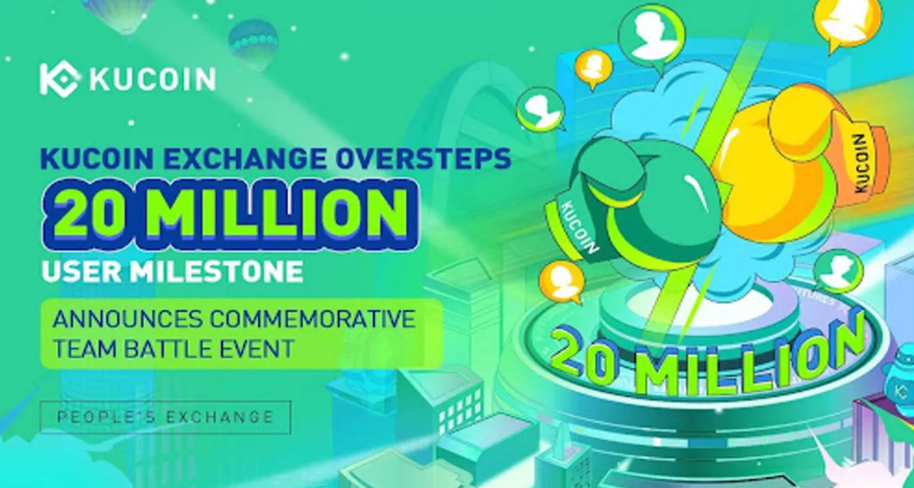 გლობალური KuCoin Exchange ლიდერობს 20 მილიონ მომხმარებელით